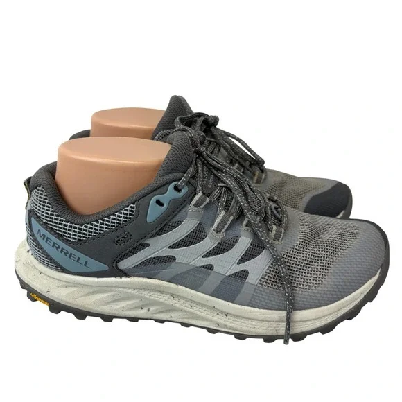 Merrell Antora 3 GORE-TEX Womens 8 Trail Running Shoes Highrise Gray J067600 - Picture 3 of 8